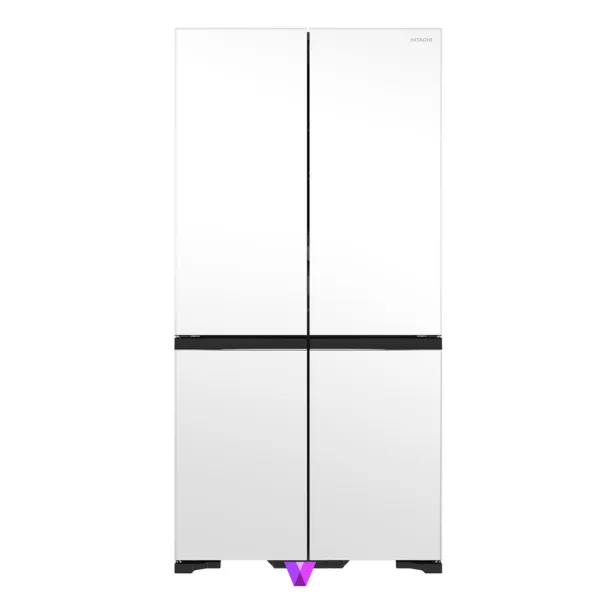 Hitachi 4-Door Luxury Refrigerator Matte Glass - White