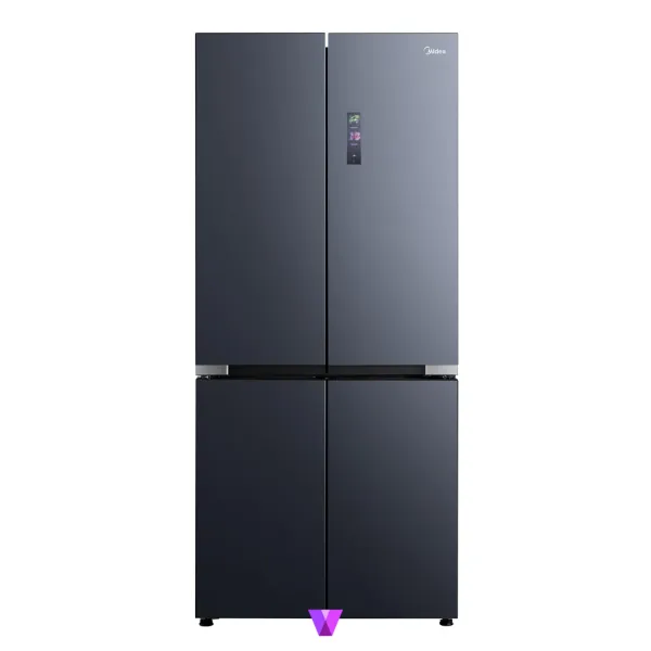 Midea 4-Door Refrigerator V-Tech Series - Glass Gray