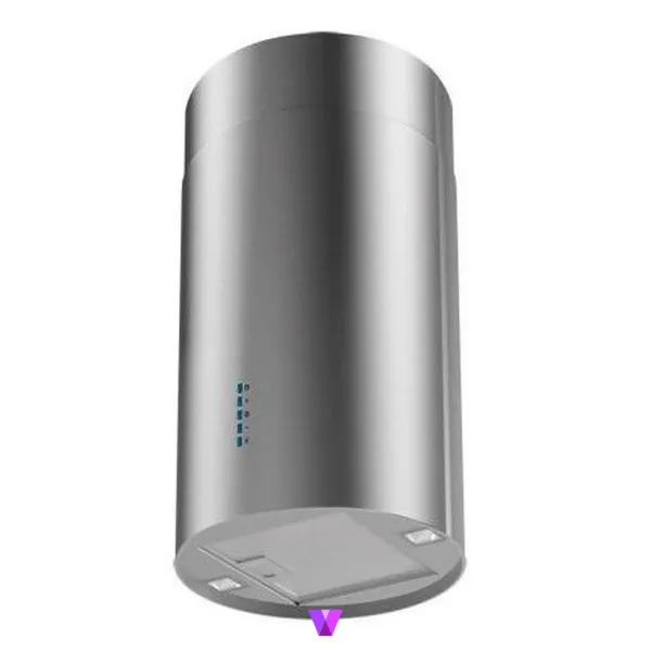 Fabita Isola Cylindro Island Hood - 38cm, Inox