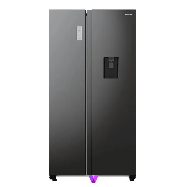 Hisense Side by Side Refrigerator - Black