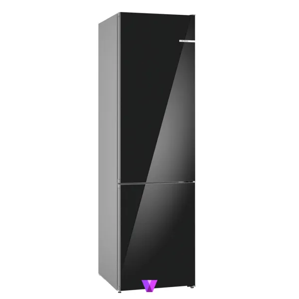 Bosch Fridge Freezer Series 6 - Glass Black