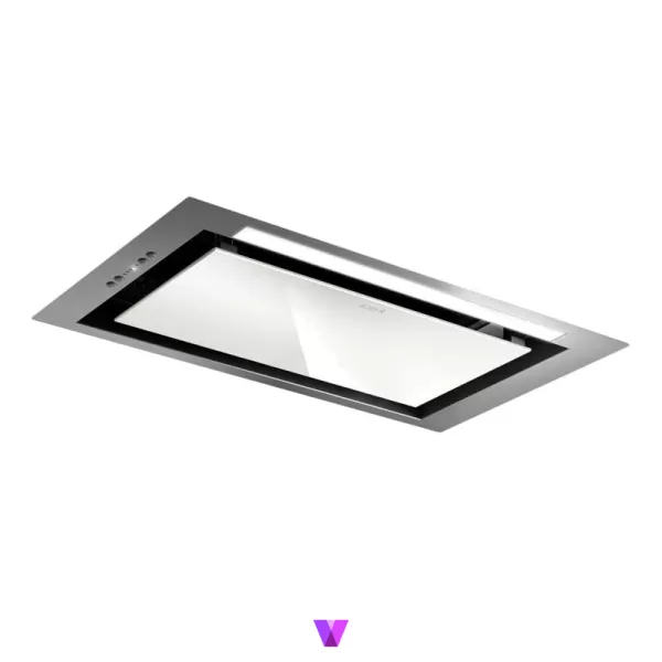 Elica Hidden Built in Hood - 52cm, Glass White