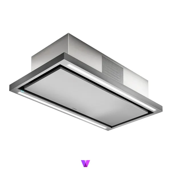 Elica Cloud Seven Ceiling Hood - 90cm, Inox