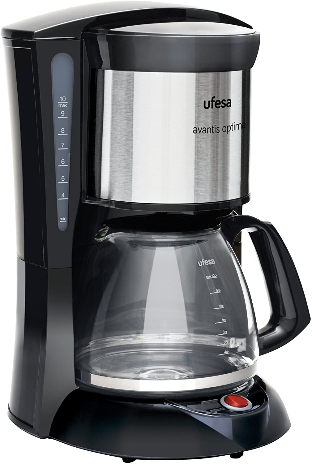 UFESA CG7232 Coffe Maker 10 cups 800W Inox Non-stick heating plate - Auto Off