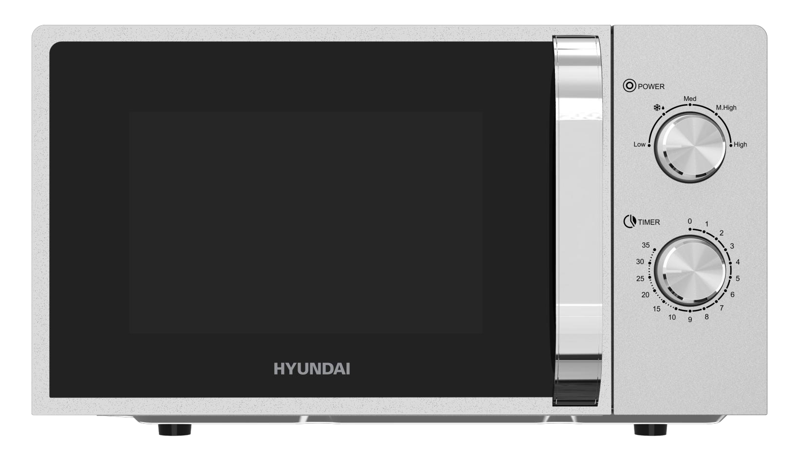 HYUNDAI HYMW-WLC20MXP01S MICROWAVE 20L 700W SILVER