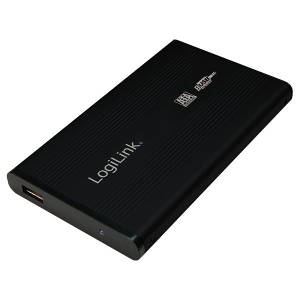 UA0041B EXTERNAL HDD ENCLOSURE 2.5″ SATA USB2.0 ALUMINIUM LOGILINK