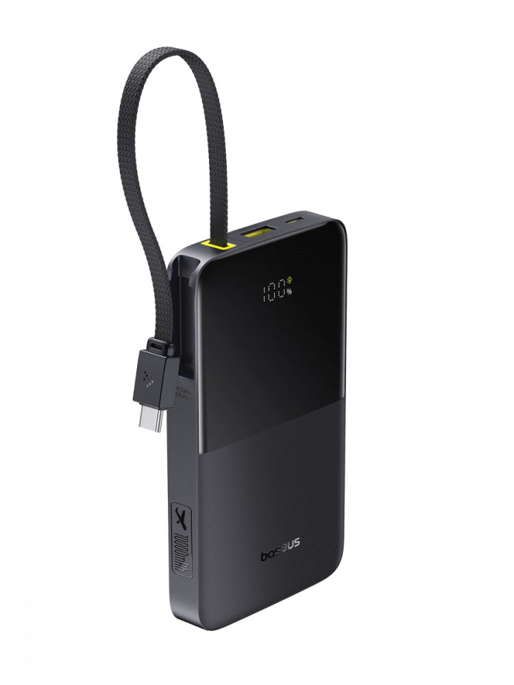 Baseus Powerbank 22.5W 10000mAh + Display EnerFill FC51 Bipow2 Pro Black